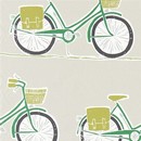 כרית אופניים ירוק-אפור | 40190389