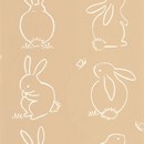טפט ארנבים בז' ורדרד | 10541887